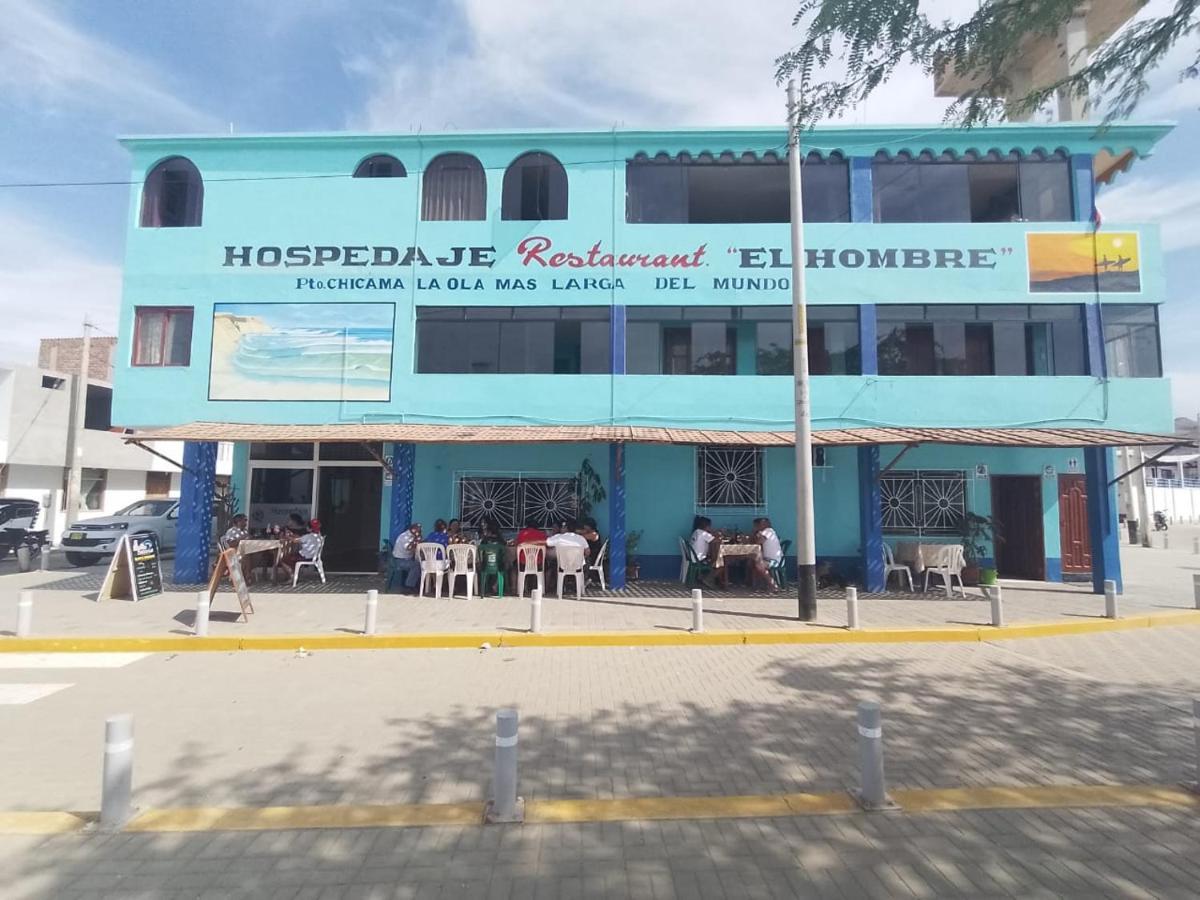 Hospedaje Restaurante El Hombre Puerto Chicama Ngoại thất bức ảnh